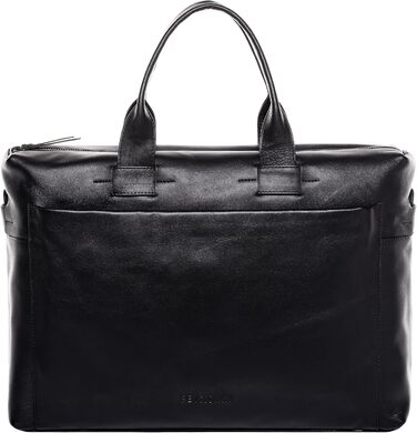 Велика сумка для ноутбука з натуральної шкіри - 15.4-дюймовий ноутбук ділова сумка Troy - сумка через плече портфель з відділенням