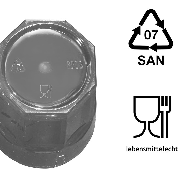 Акриловий кемпінговий стакан, 400 мл, різні кольори - келих на 6 осіб, акриловий стакан для води, пластиковий, для кемпінгу, саду, імітація справжнього скла, кухоль для пікніка, дитячий, для людей похилого віку, лонг-дрін, коктейльний, блакитно-блакитно-б