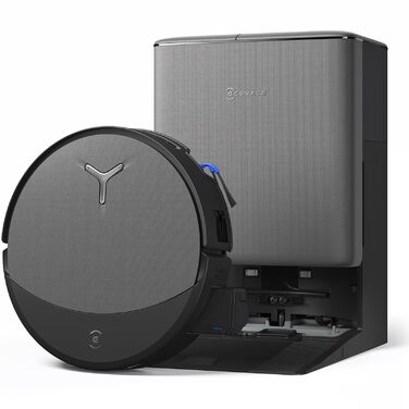 Робот-пилосос з функцією вологого прибирання ECOVACS T90 PRO Omni, 30 000 Па, PowerBoost, чорний
