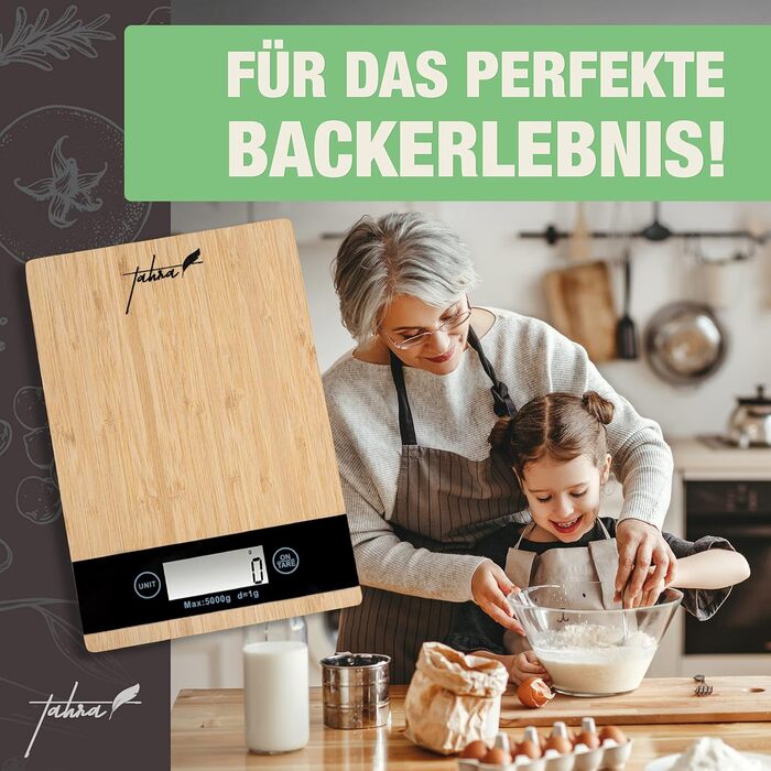 Кухонні ваги цифрові - Цифрові кухонні ваги до 5 кг - Цифрові ваги з рідкокристалічним дисплеєм - Кухонні ваги для випічки, пригот