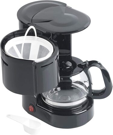 Кавоварка Rosenstein & Shne 12V Автомобільна кавоварка з фільтром, до 3 чашок, 650 мл, 12 вольт, 170 Вт (кавоварка на 12 вольт, ка