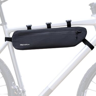 Сумка для рами Rovativ Bikepacking 46 см 100 водонепроникна - Велосипедна сумка для гравійних велосипедів та ультрасайклінгу 3,5 л 46 см