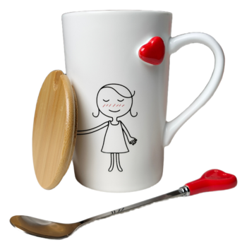 Чашка LED Love Is C, 360 мл (7133176)