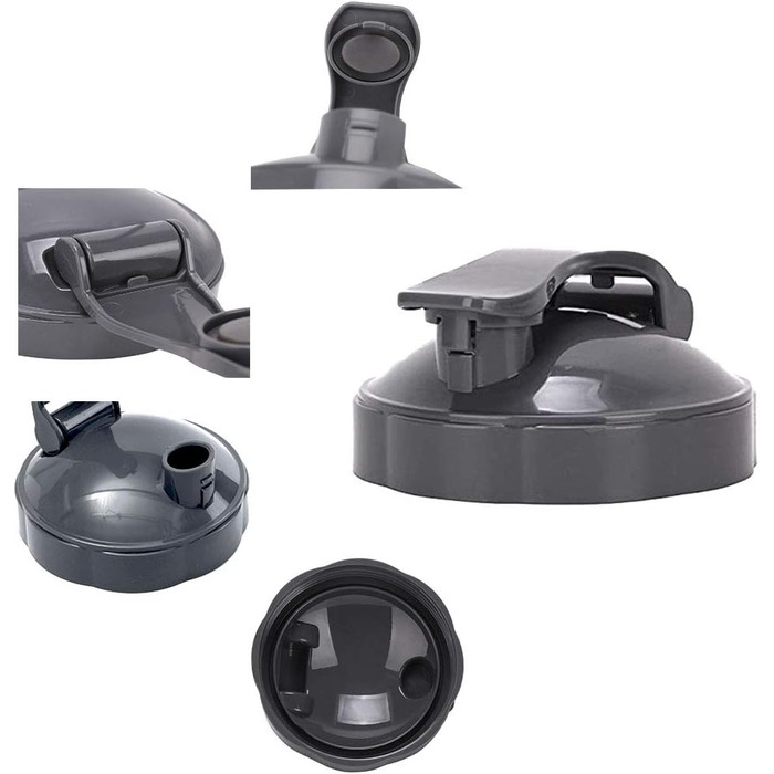 Упаковки 24 унції змінних чашок блендера для оригінальної соковижималки NutriBullet Pro 900 Вт 600 Вт Запчастини для соковижималки Чашки для смузі з 2 насадками блендера з двосторонньою верхньою кришкою Глечик без бісфенолу А, 2