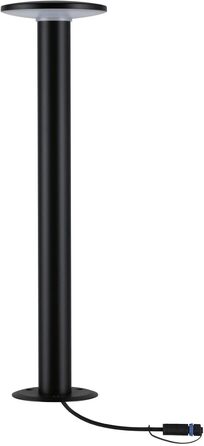 Світлодіодний вуличний світильник-столбик Paulmann Plug & Shine Plate, 6.1 Вт, диммований, IP44, антрацит, пластик, 3000K