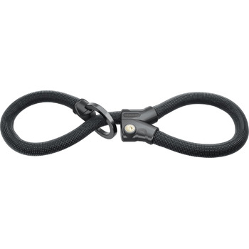 Ланцюговий замок ABUS Infinity Loop 1806 гнучкий велосипедний замок з двома петлями з регулюванням довжини для одночасного кріплення кількох частин велосипеда, велосипедів або інших предметів. 110 см, чорний