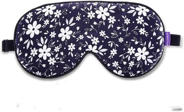 Маска для сну O'Bester, натуральний шовк, зручна і надзвичайно м'яка маска для очей з регульованим ремінцем, найкращий засіб для с