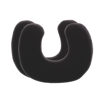 Чорна наволочка, подвійна упаковка, ідеально підходить для подушок для шиї ANDAR, бавовна Mako (подвійний трикотаж), не мнеться та можна сушильною машиною, 2 наволочки на блискавці, сертифіковано Oeko-Tex