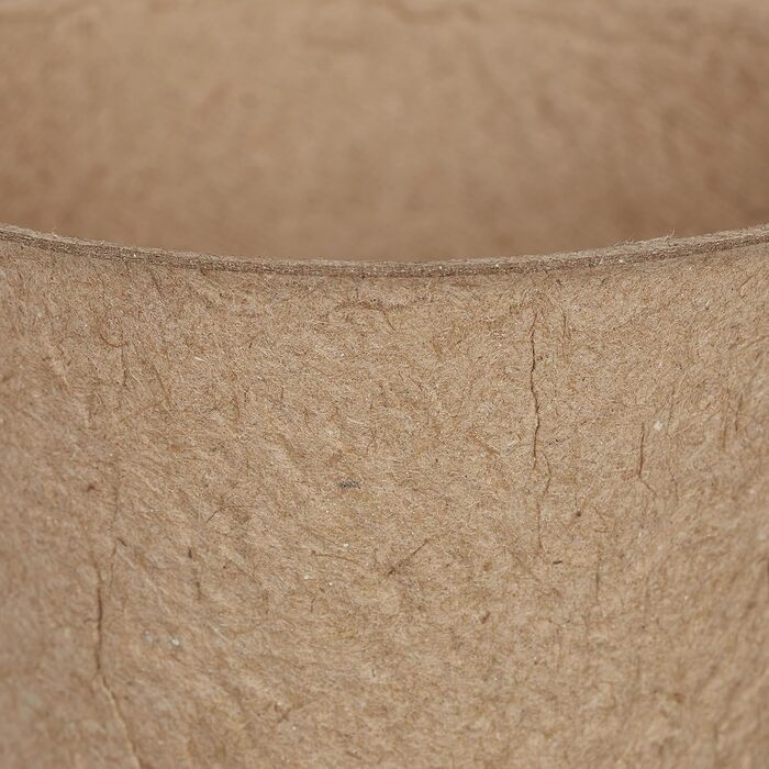 Біорозкладних горщиків для розсади, целюлозні горщики для насіння, ВxГ 7,5 x 8 см, круглі контейнери для розсади, маленькі, натуральні, 600