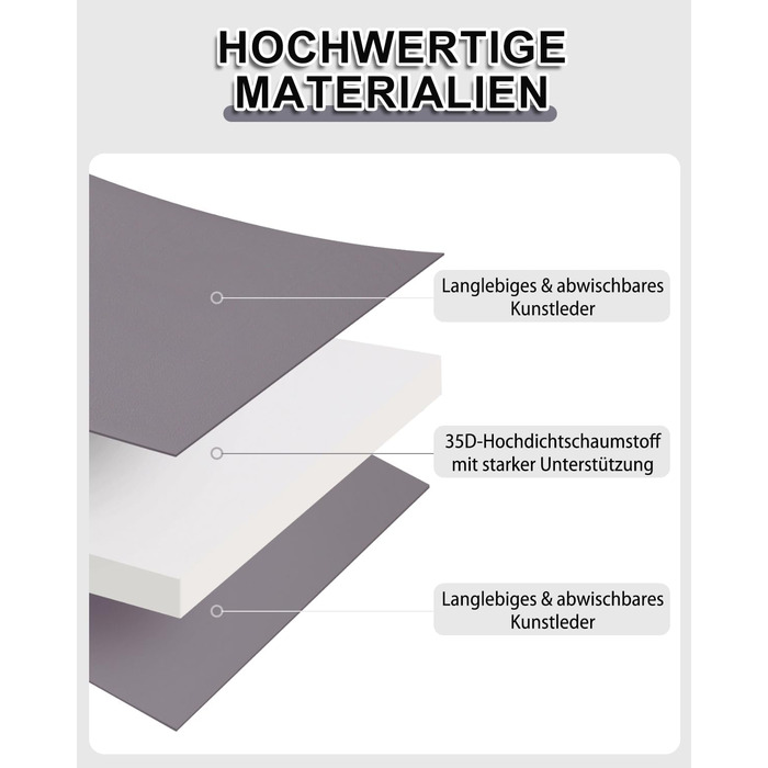 Водонепроникний килимок для собак на вулиці - 90x57 см, ліжко для собак середнього розміру зі штучної шкіри, легко чиститься, портативна подушка для собак, що економить місце, матрац для собак, який можна прати, для використання в приміщенні та подорожей,
