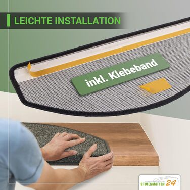 Килимки для сходів 15 шт 65 х 24 см Kettelservice-Metzker