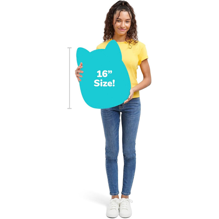 Оригінальний 16-дюймовий Король гоблінів амбри бордового кольору від Squishmallows - Офіційний плюшевий король гоблінів Jazwares (великий) бордовий гоблін - бурштиновий