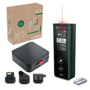 Лазерний далекомір Bosch Zamo IV (4-те покоління) з 3 адаптерами (Новий)