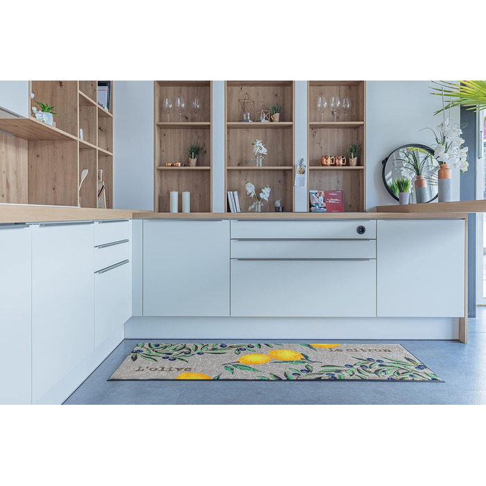 Килимок для дверей Le Citron, що миється та сушиться, 60 x 180 см, для використання всередині та зовні приміщень, можна прати, 60 x 180 см (прямокутний)