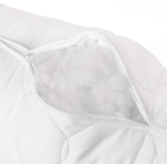 Подушка Medicate з мікрофібри від алергії 80x80 см - Гіпоалергенна подушка з наповнювачем з порожнистих волокнистих кульок - Подушка 80x80 см - Можна прати при температурі до 95 градусів, зроблено в Німеччині, 80 x 80 см