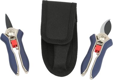 Садові ножиці Spear & Jackson з футляром, набір з 2 шт. , сіро-чорні, 15 x 4,8 x 2 см, 56516. Набір садових ножиць 15x4,8x2 см з 2 предметів у футлярі