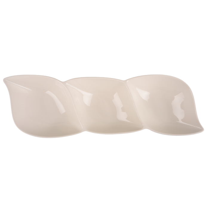 Блюдо LED Figure з 3 секціями 34×12×5 см