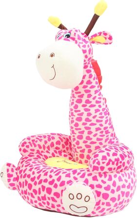 Дитяче крісло Cryfokt з мультфільмами, м&39яке незалежне космічне крісло, кришталевий оксамитовий матеріал для дому, дитячої кімнати, плюшеве крісло для малюків (рожевий олень)