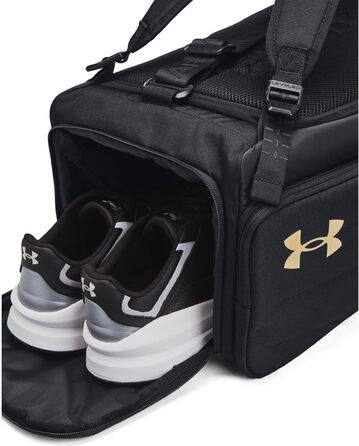 Спортивна сумка Under Armour Contain Duo SM BP Duffle 1381920 Black/Metallic-gold S