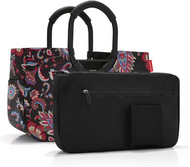 Сумка для покупок 40 x 26 x 20 см Об'єм 12 літрів, 7063 paisley black