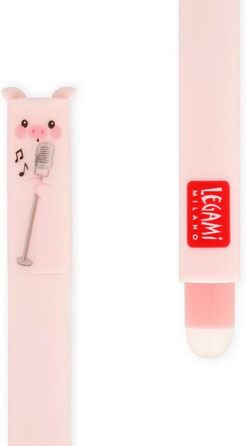 Набір із 8 гелевих ручок LEGAMI від Farm Sweet Farm зі стираним термочутливим чорнилом, чорний, рожевий, зелений, червоний, стираються без використання паперу, наконечник 0,7 мм