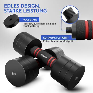 Гантелі NEOLYMP Adjustable Dumbbells Set - 2 x 1.75 - 10 кг