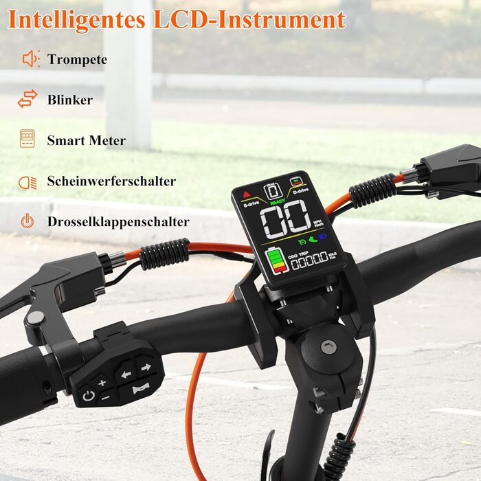 Електросамокат JOYOR E Scooter серії S, 48/60V13/18/26Ah, проїжджає 40-90 км, з подвійною гідравлічною гальмівною системою та подв