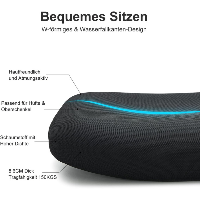 Ергономічне офісне крісло Ticova з 3D-підлокітниками