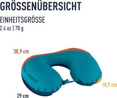 Подушка для підтримки попереку Aeros преміум-класу - Надувна опорна подушка - Полегшення для попереку - Тканина 50D поліестер - Компактна дорожня сумка - Робота, подорожі та поїздки на машині - Сірий - 70 г сірий