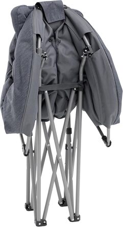 Крісло Outwell Moon, м&39яке, сірого кольору, з м&39якою оббивкою, Kentucky Lake