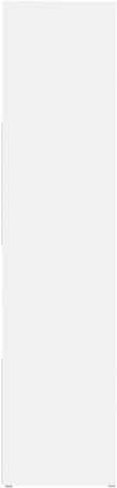 Книжкова полиця, роздільник кімнати, окремостояча полиця, полиця для файлів, офісна полиця, роздільник кімнати, полиця настінна полиця, полиця для зберігання, вітальня, біла 105x24x102 см