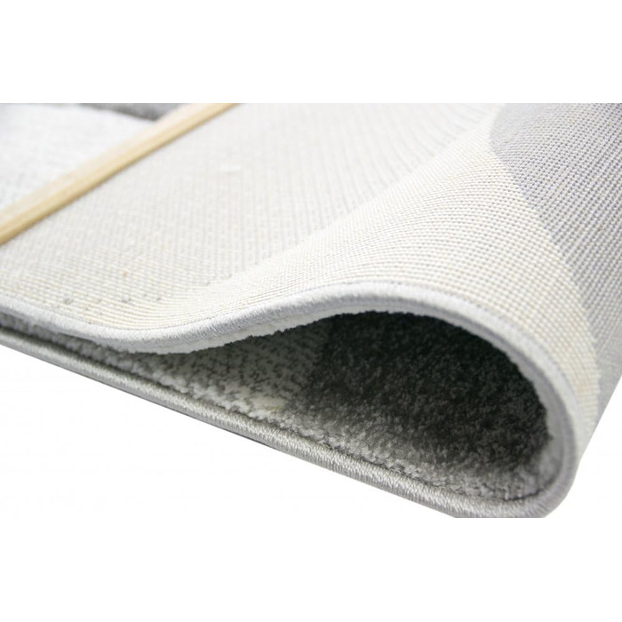 Дизайнерський килим для вітальні килим з коротким ворсом краплі гірчиці жовтий сірий крем розмір 200 x 290 см