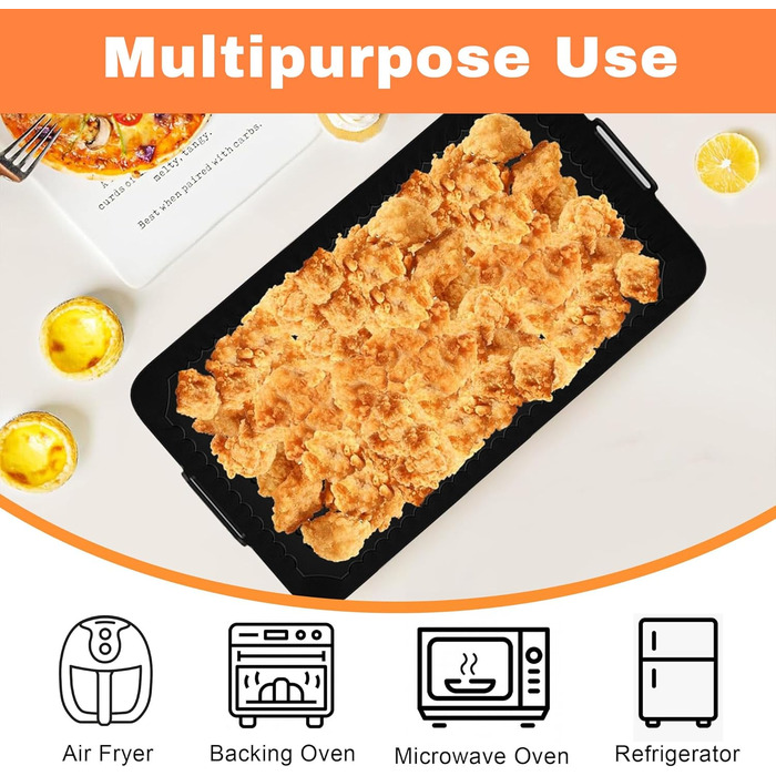 Аксесуари для фритюрниці Ninja Foodi Flexdrawer 10.4 л AF500DE.3 шт. Аксесуари для мультипечі з силіконовою формою для Ninja AF500EU