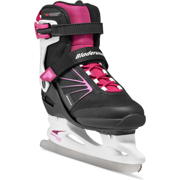 Жіночі коньки Rollerblade Bladerunner Ice by Igniter XT, чорний/зимовий зелений/фуксія, розмір 41 (UK 7.5 / US 9.5)