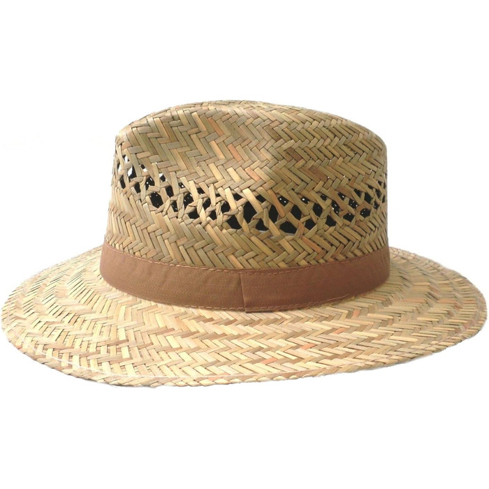 Солом&39яний капелюх Faustmann, чоловічий/жіночий, розмір 55-63 XXL, прямий козирок, 55, натуральний
