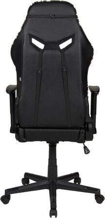 Ігрове крісло GAME ROCKER G-30 зі штучної шкіри, чорний/камуфляжно-зелений, вантажопідйомність до 110 кг