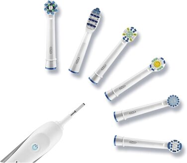 Змінні насадки для щітки Oral-B Brown CrossAction, 4 шт. и білі