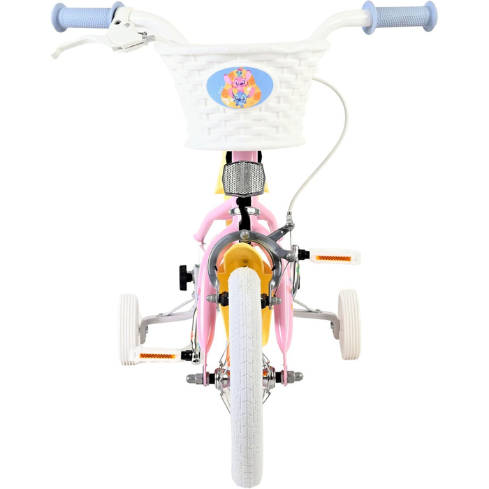 Дитячий велосипед Volare 12, 14, 16 для дівчаток та хлопчиків 36 років Офіційно ліцензований з дизайном улюблених персонажів З додатковими колесами, ножним та ручним гальмами, регульованим сидінням та простою збіркою. Модель Stitch 12