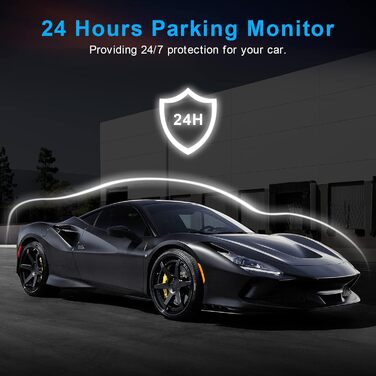 Відеореєстратор автомобільний передній з 64G SD картою, 3 ' IPS екран автомобільна камера, 176 ширококутний відеореєстратор, 1080P