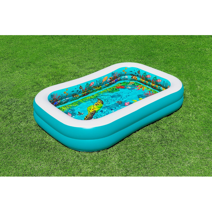 Сімейний басейн Bestway 3D Adventure 262 x 175 x 51 см, прямокутний 262 x 175 x 51 см 3D