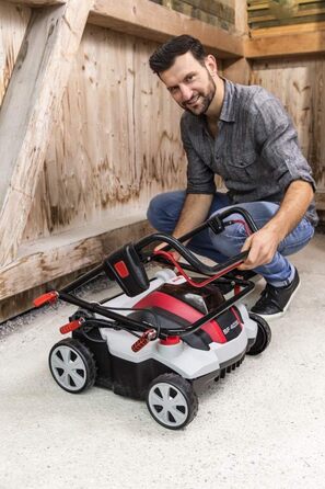 Аератор газону AL-KO SF 4036, ширина захвату 36 см, вал-аератор з 12 ножами, для площі до 250 м (без акумулятора/зарядного пристрою)