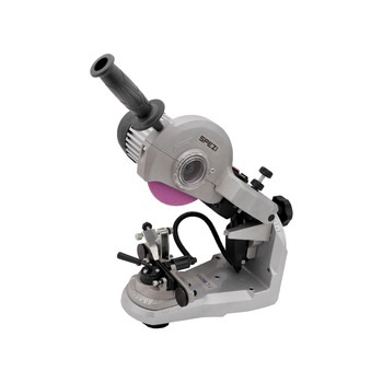 Пристрій для заточування ланцюгів HydroSharp 300 AutoClamp від Sgenspezi напівавтоматичний, 300 Вт, з гідравлічною системою затиску, LED підсвіткою та 3 шліфувальними кругами для професіоналів та домашніх майстрів