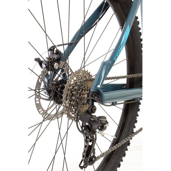 Велосипед Head Unisex - Гірський велосипед для дорослих Troy 1.0 46 матово-синій