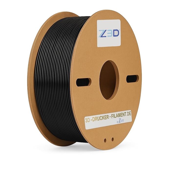 Мм ЧОРНИЙ 1кг - високоякісний філамент для 3D-друку, з низькою усадкою, ударостійкий та зносостійкий, термостійкий, ідеальний для виготовлення технічних деталей., 3D ABS 1.75