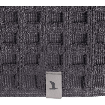 Килимок для ванної Mve Quilted 60 x 60 см зі 100 бавовни, графітовий 60 x 60 см