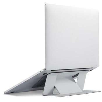 Підставка для ноутбука MOFT, складана підставка для ноутбуків та макбуків з 2 регульованими кутами нахилу, покращує поставу, сумісна з MacBook Air, MacBook Pro 11-16, самоклеюча - Затуманені бухти