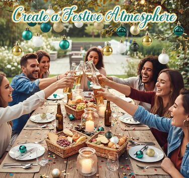 Набір з 49 предметів ялинкових прикрас Agoer