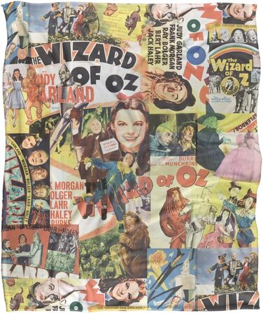 Чарівник країни Оз, ковдра з оптимального м&39якого шовку, 152 x 127 см