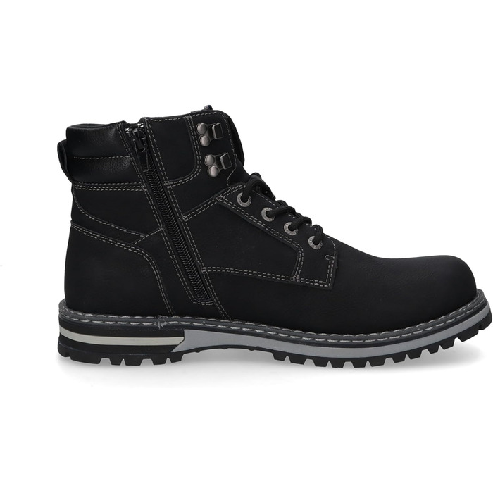 Чоловічі класичні ботильйони Dockers by Gerli, чоловічі ботильйони, знімна устілка, розмір 45 EU, чорні, 100