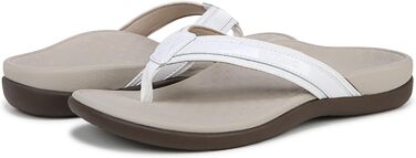 Босоніжки Vionic Unisex Tide II, 41 EU, білі, з лаковою строчкою